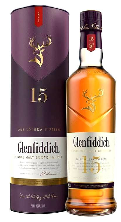 Glenfiddich 15 éves Skót Single Malt Whisky 0.7l