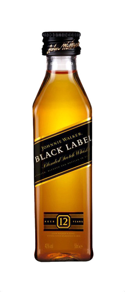 Johnnie Walker Black Label Skót Blended Whisky mini 0.05l