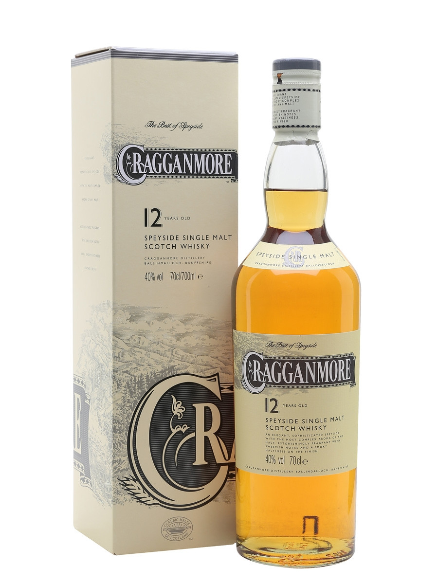 Cragganmore 12 éves Skót Single Malt Whisky 0,7l