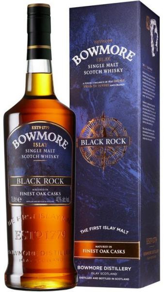 Bowmore Black Rock 1l díszdobozos