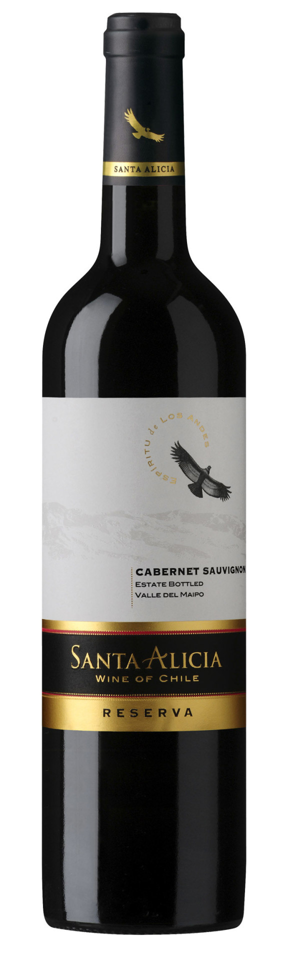 Santa Alicia Reserva Cabernet Sauvignon chilei minőségi vörösbor 0.75l