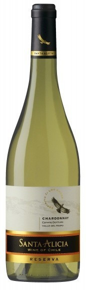 Santa Alicia Reserva Chardonnay chilei minőségi fehérbor 0.75l