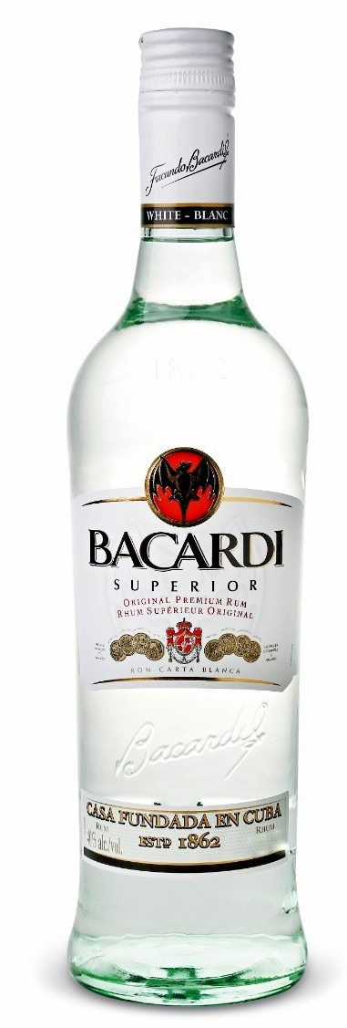 Bacardi Carta Blanca Superior Rum 1l