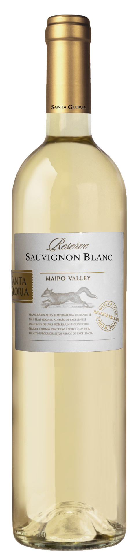 Santa Gloria Reserva Sauvignon Blanc chilei minőségi fehérbor 0.75l