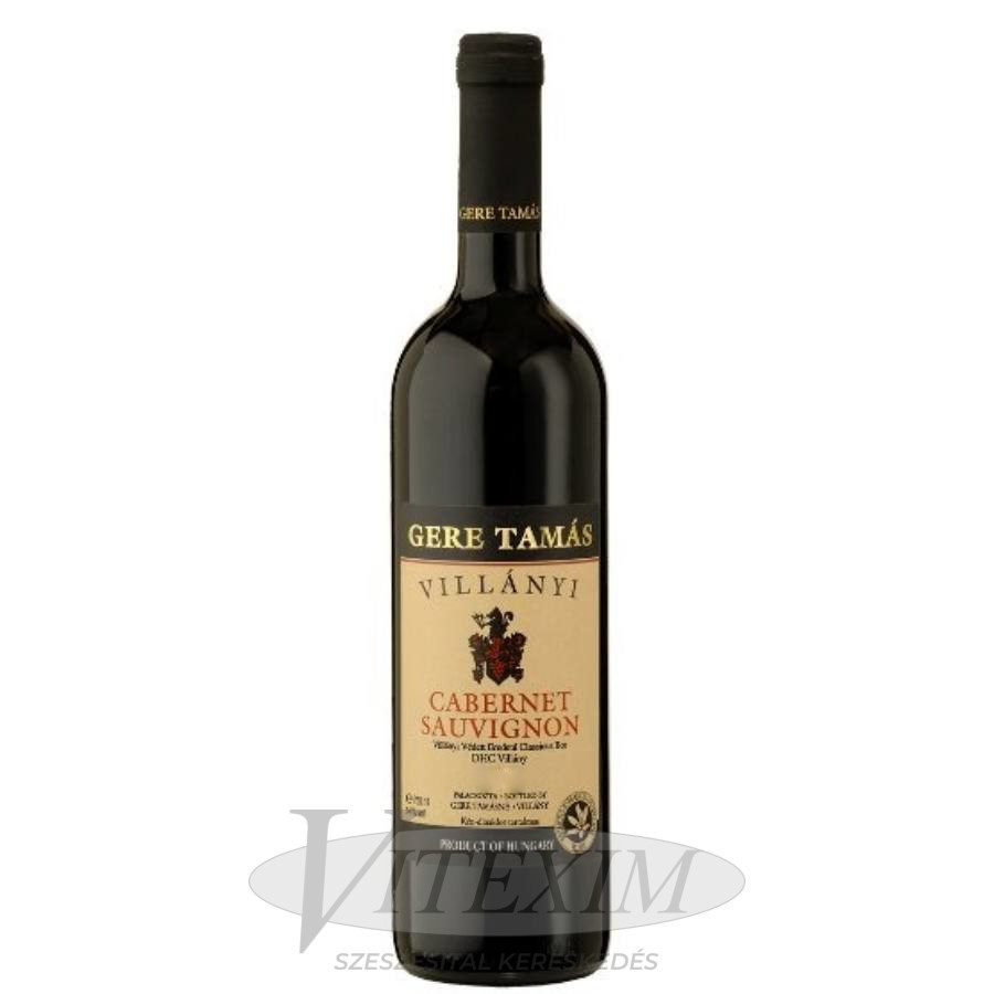 Gere Tamás Villányi  Cabernet Sauvignon 0,75l