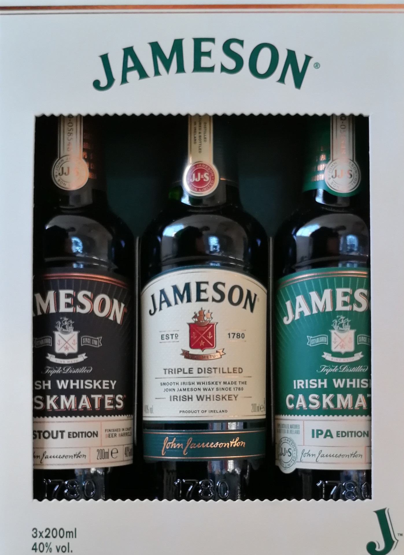Jameson Ír whiskey Trio (3*0.2l)