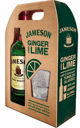 Jameson 0.7l+2pohár