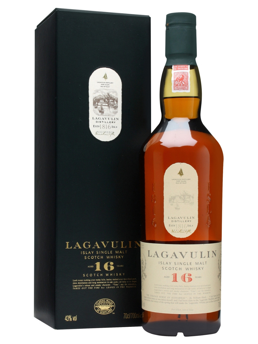 Lagavulin 16 éves Skót Single Malt Whisky 0,7l