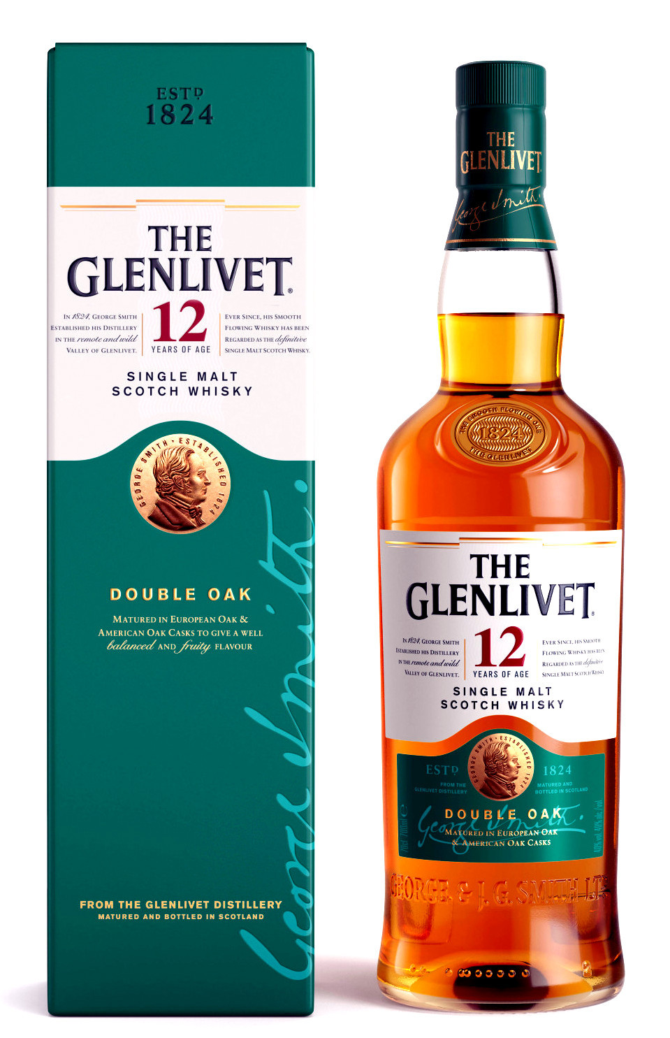 Glenlivet 12 éves Skót Single Malt Whisky 0,7l
