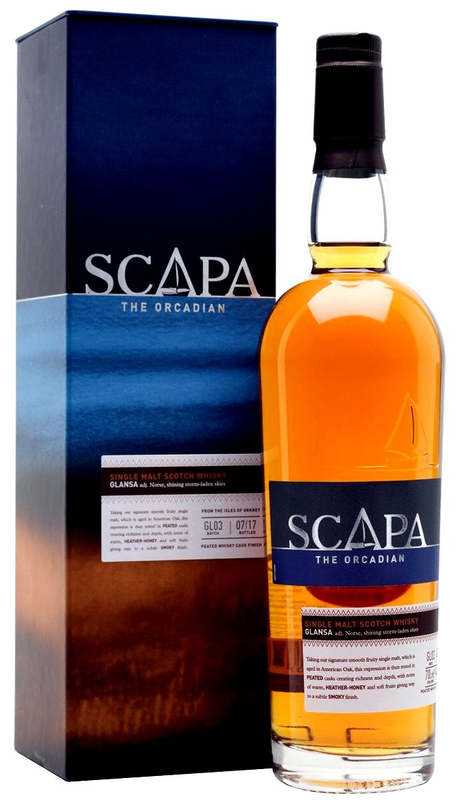 Scapa Glansa Skót Single Malt Whisky 0,7l