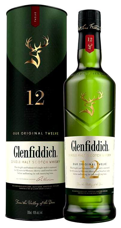 Glenfiddich 12 éves Skót Single Malt Whisky 0.7l