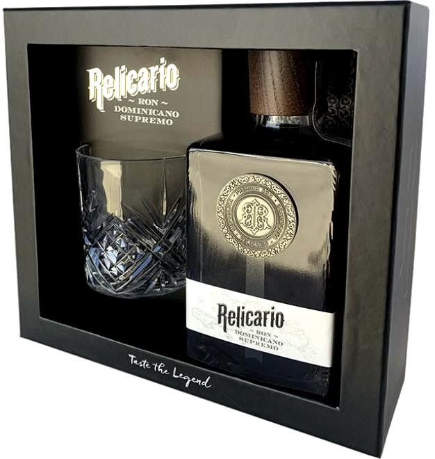 Relicario Ron Supremo 0.7l +1pohárral