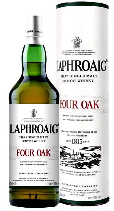 Laphroaig Four Oak Skót Single Malt Whisky 1l