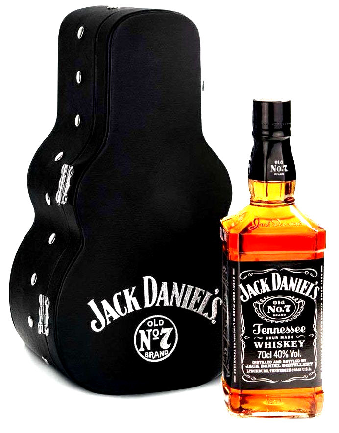 Jack Daniels Whiskey Amerikai Whiskey (Guitar Edition)  0,7l
