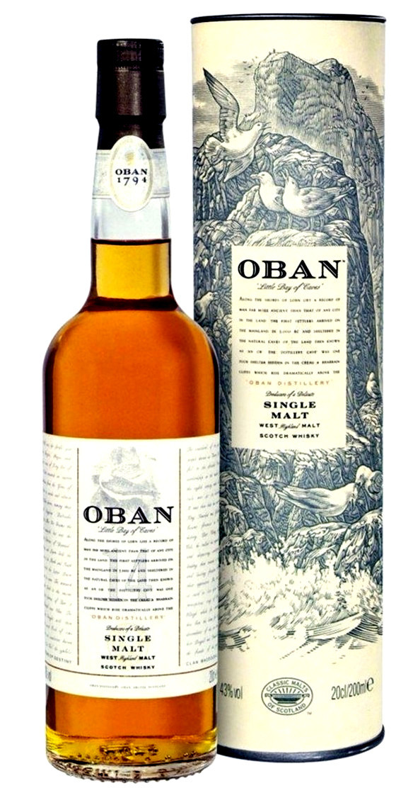 Oban West 14 éves Skót Single Malt Whisky 0,7l