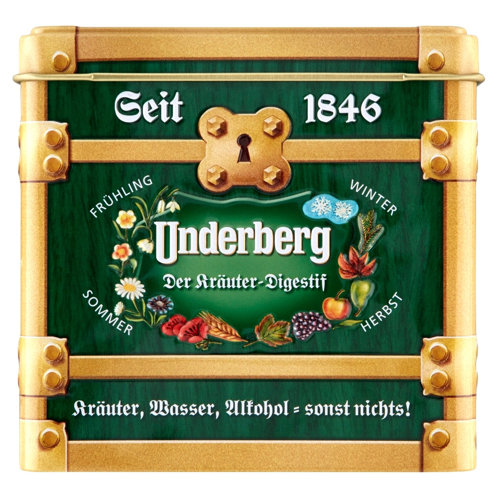 Underberg (12*0.02l) fémdíszdoboz