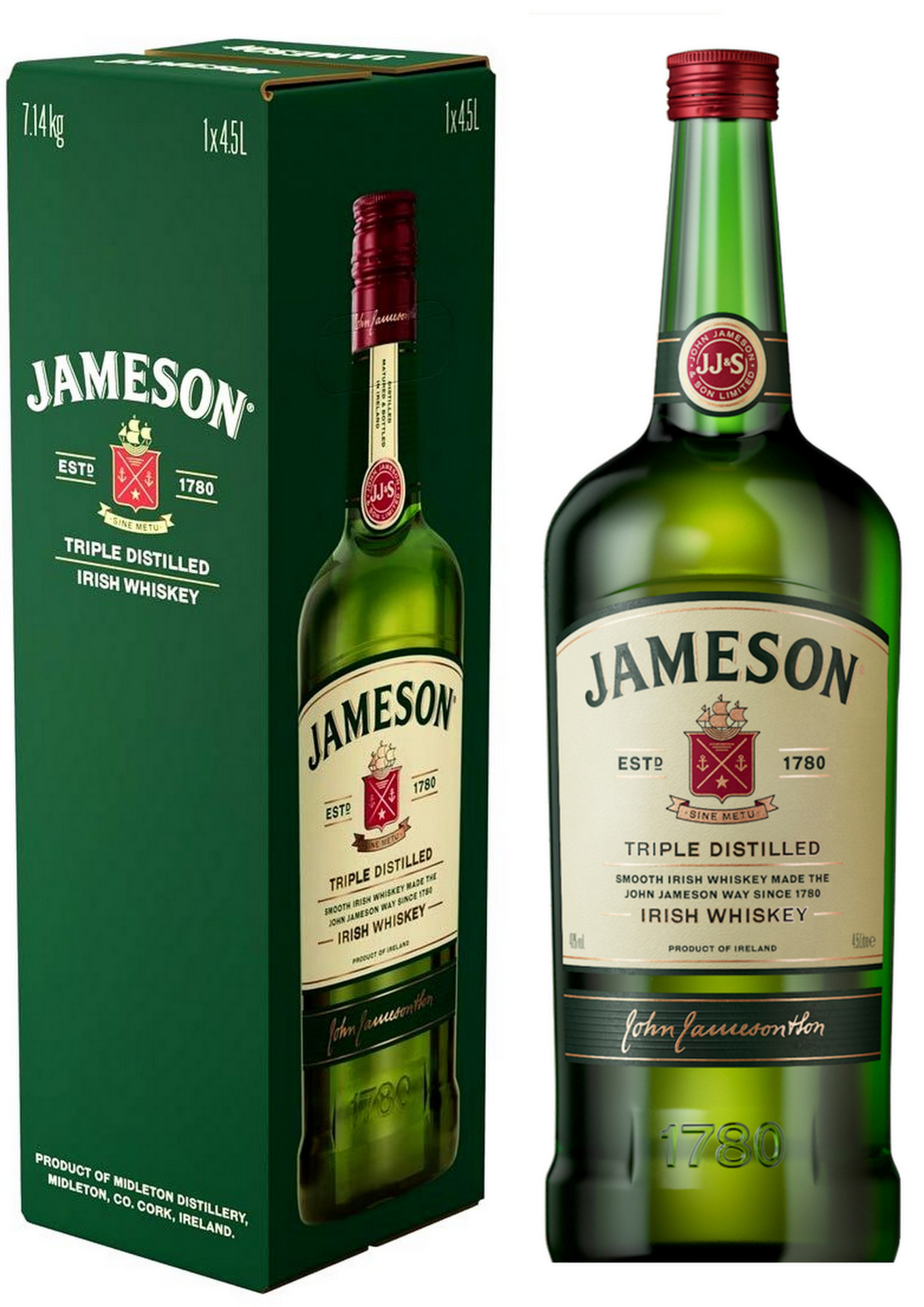 Jameson Ír whiskey 4,5l