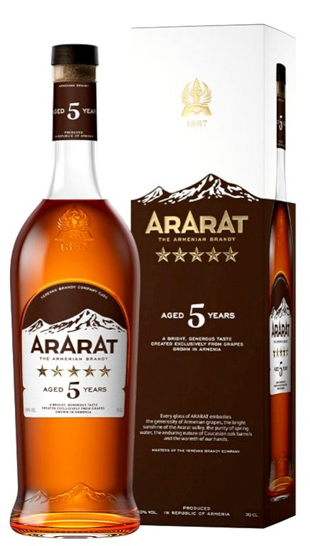 Ararat 5* 5 éves Brandy 0,7l