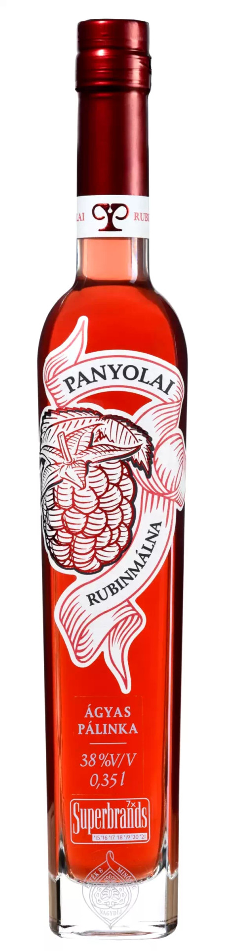 Panyolai Rubinmálna Pálinka '38' 0.35l