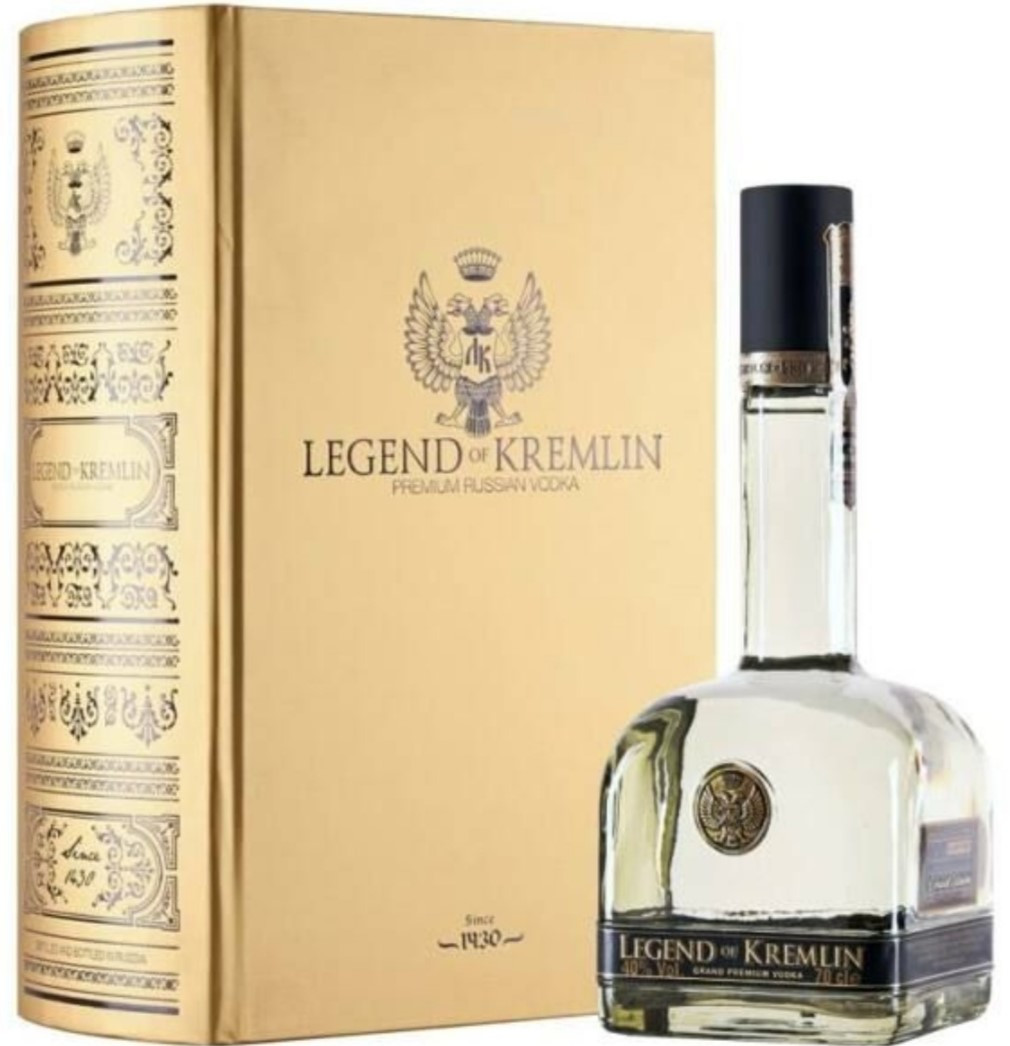 Legend of Kremlin Gold Book Edition Vodka 0.7l