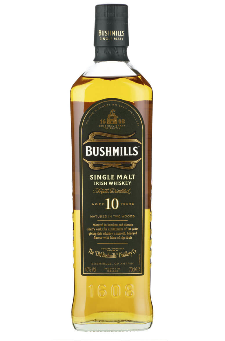 Bushmills 10 éves Ír whiskey 0,7l