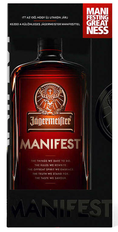 Jägermeister Manifest 0.5l díszdobozban