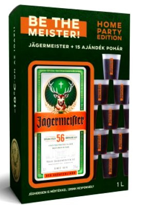 Jägermeister 1l + 15db minishot