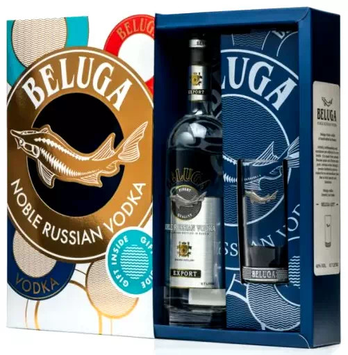 Beluga Noble Vodka +1pohár 0.7l