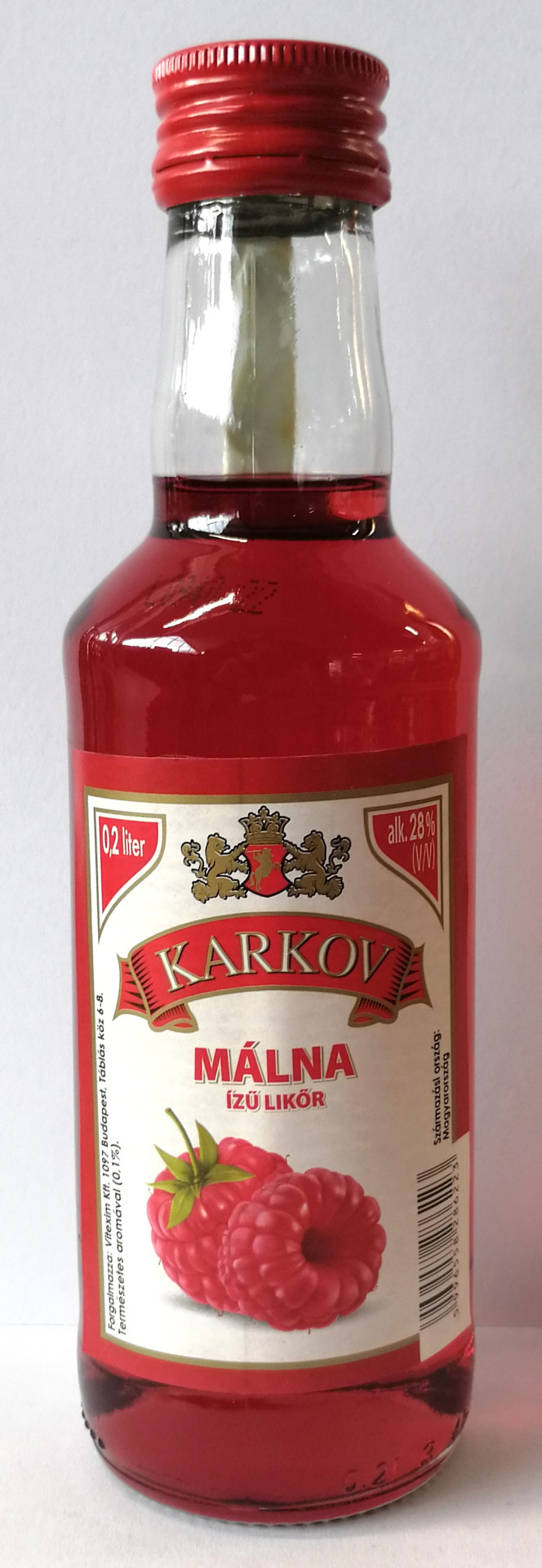 Karkov Málna Likőr 0.2l