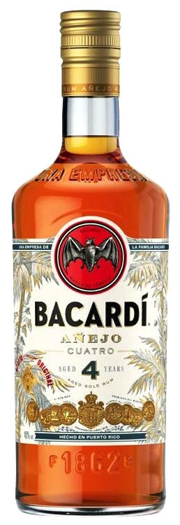 Bacardi Anejo Cuatro Rum 0.7l
