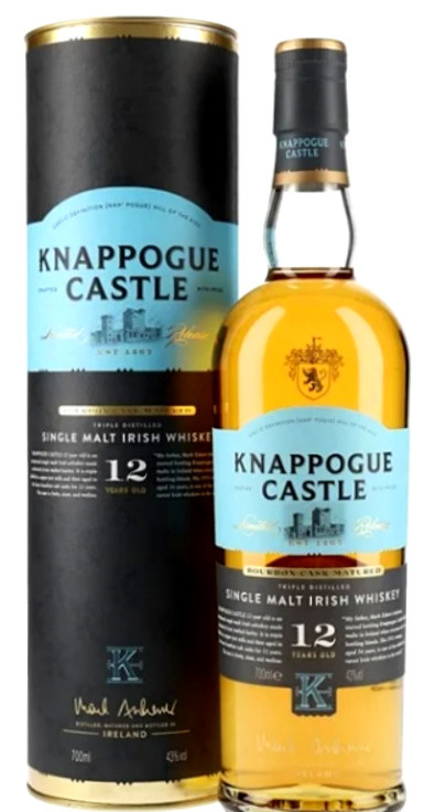 Knappogue Castle 12 éves Ír Single Malt Whisky 0.7l