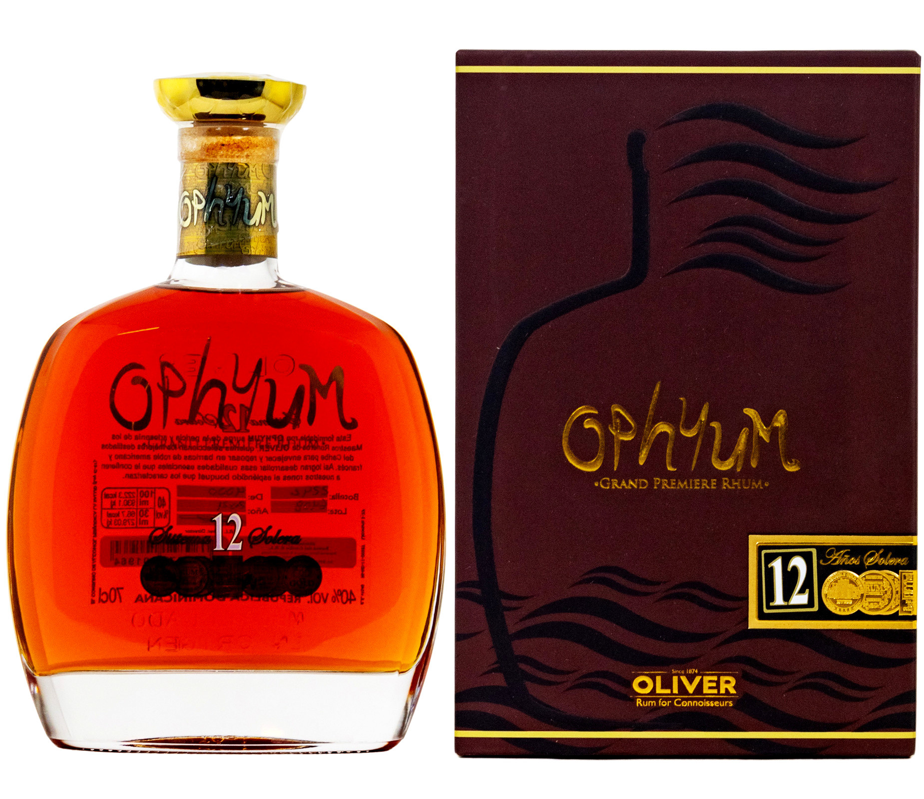Ophyum 12 éves Rum 0.7l