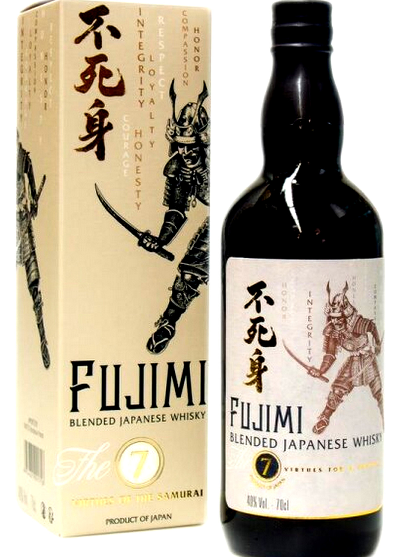 Fujimi The 7 Virtues of Samurai Japán Whisky 0.7l