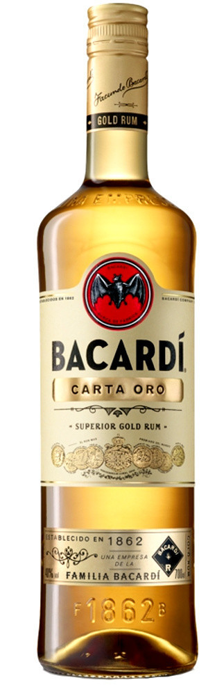 Bacardi Carta Oro Rum 1l