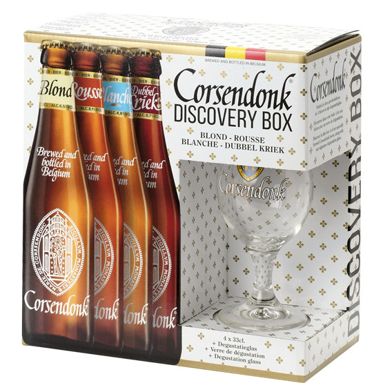 Corsendonk Discovery Pack 4*0.33l + pohár