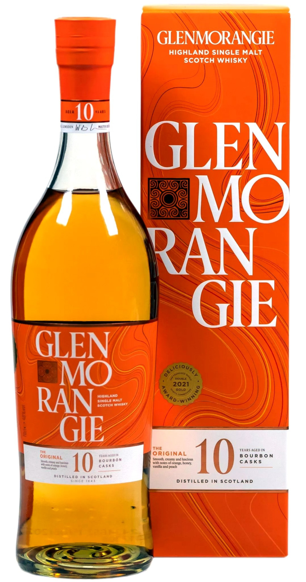Glenmorangie 10 éves Skót Single Malt Whisky 0,7l