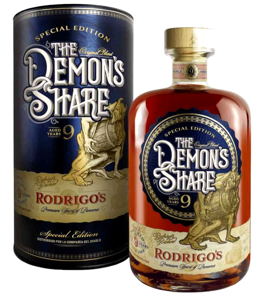 The Demons Share 9 éves Rodrigo's Reserve Limited edition rum 0.7l