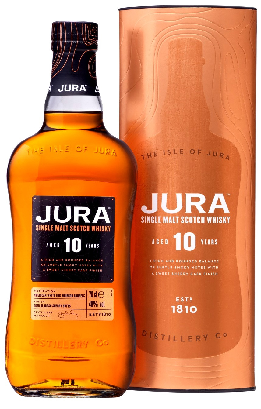Isle of Jura 10 éves Skót Single Malt Whisky 0,7l