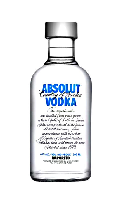 Absolut Blue Vodka 0.2l