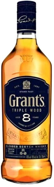 Grant's Triple Wood 8 éves Skót Blended Whisky 0.7l
