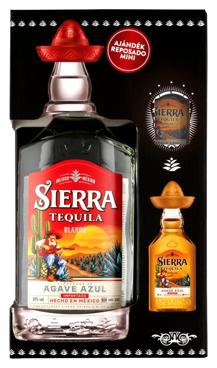 Sierra Blanco Tequila 0.7l +Reposado 0.05l
