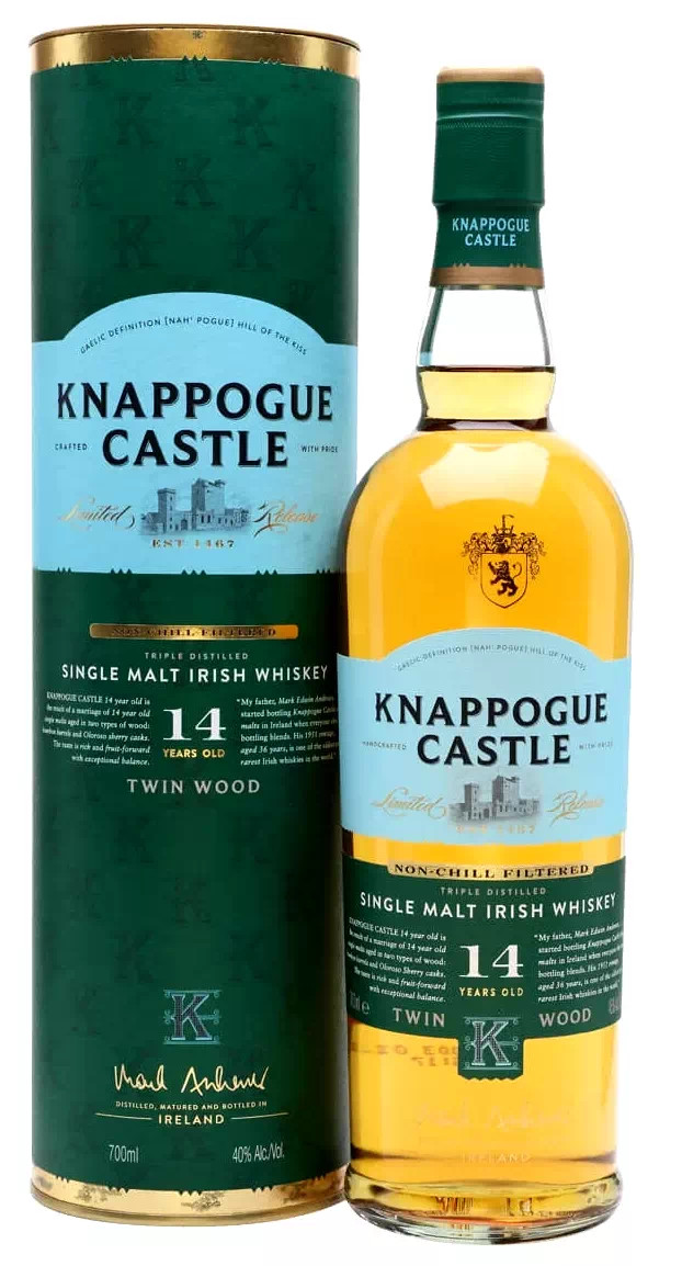 Knappogue Castle 14 éves Ír Single Malt Whisky 0.7l