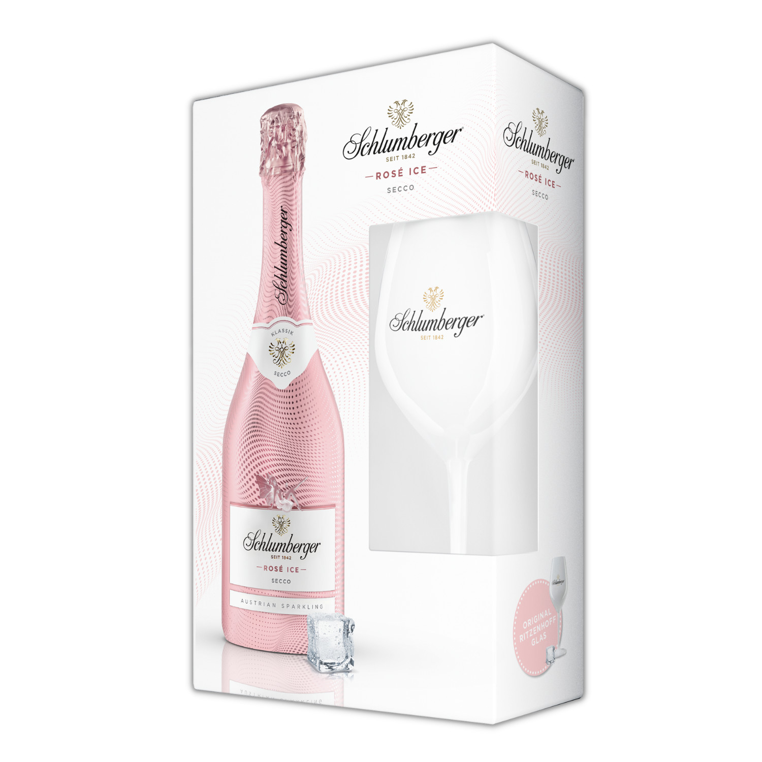 Schlumberger Rosé Pezsgő 0.75l +pohár