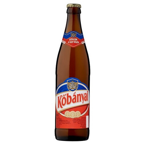 Kőbányai 0.5l üveges sör vv.