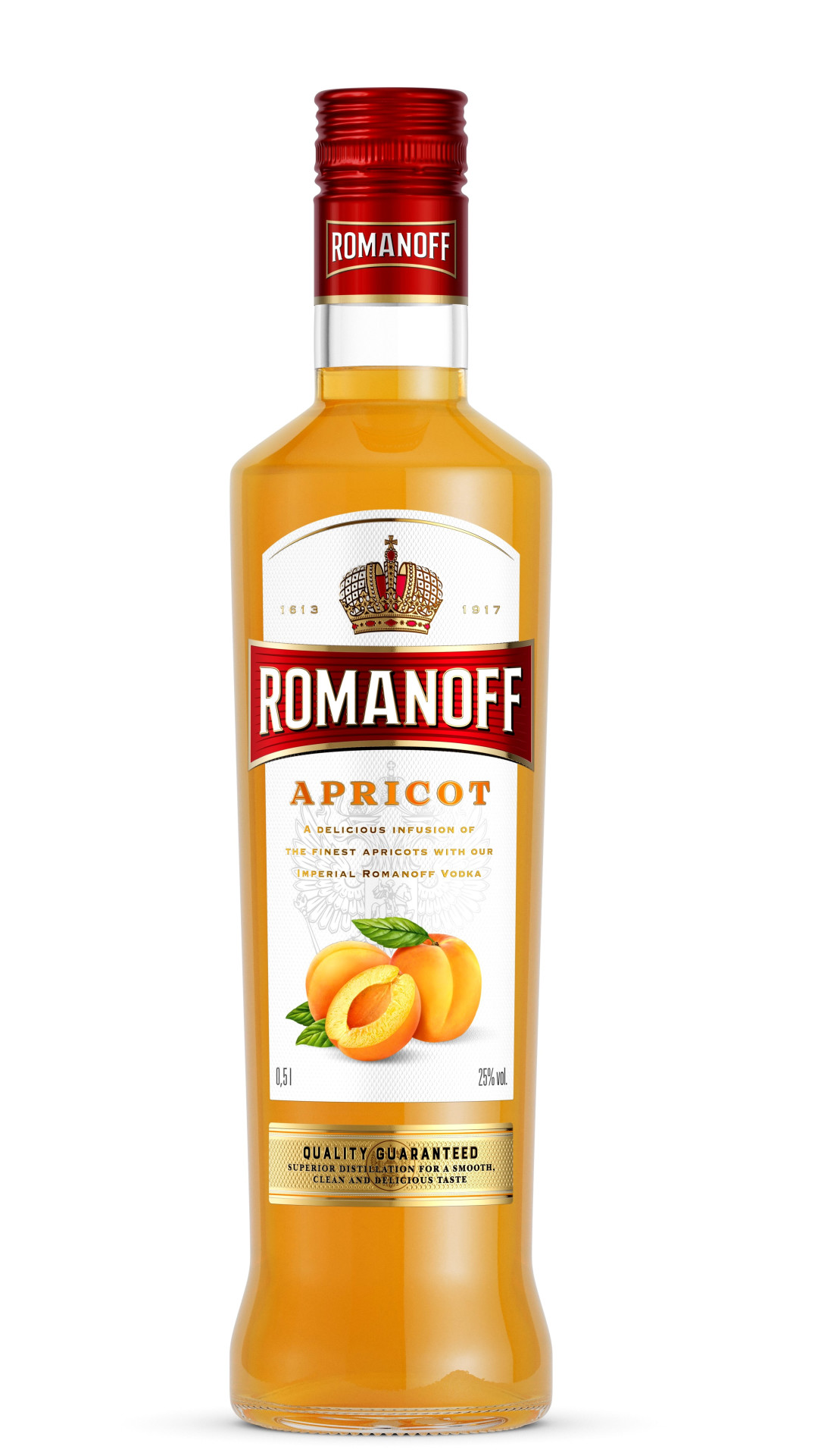 Romanoff Sárgabarack Likőr 0.5l DRS