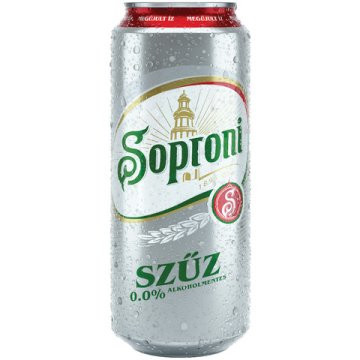 Soproni Szűz 0.5l dobozos sör DRS