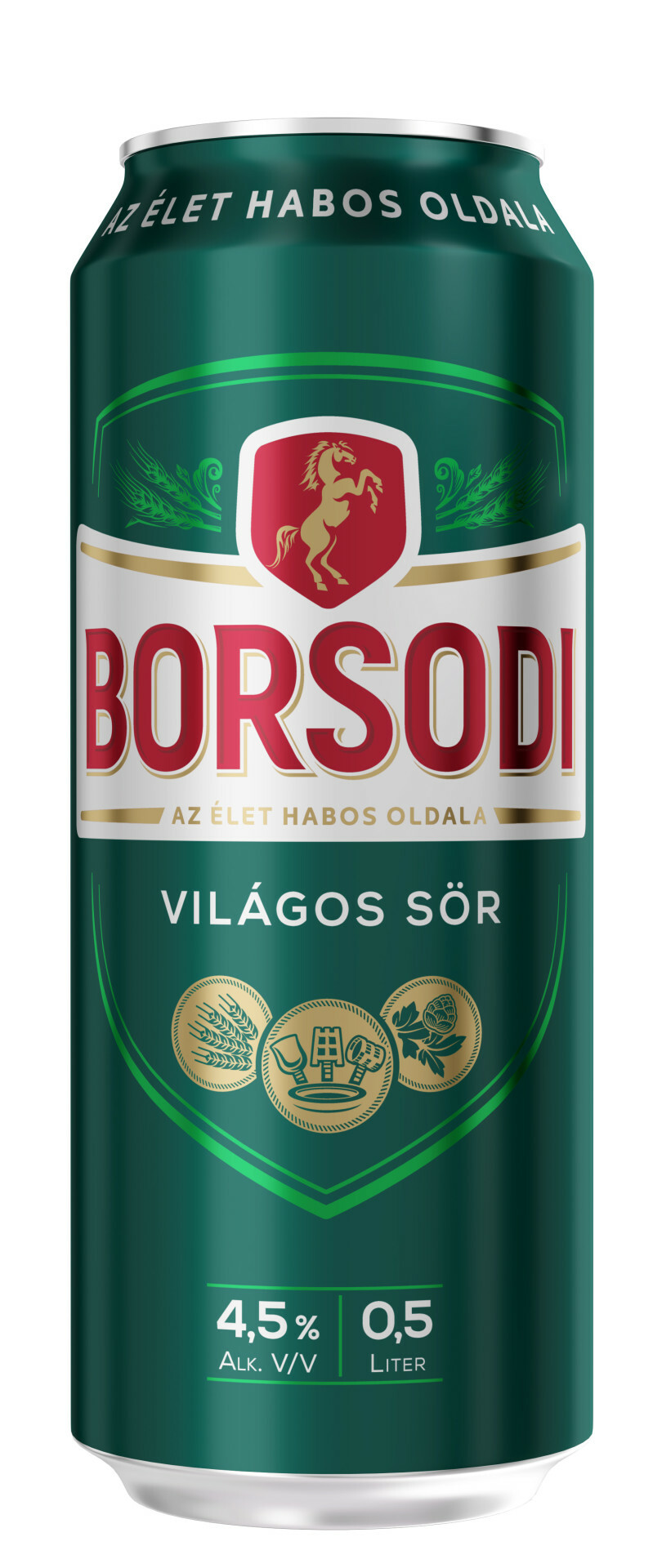 Borsodi 0.5l dobozos sör DRS