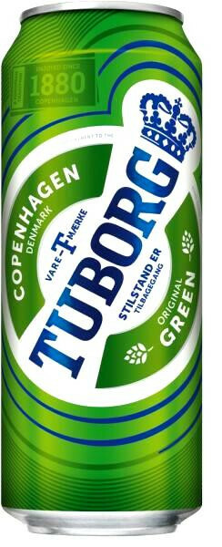 Tuborg Green 0.5l dobozos sör DRS