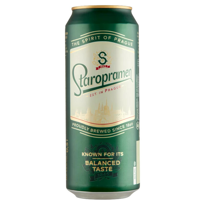 Staropramen 0.5l dobozos sör DRS