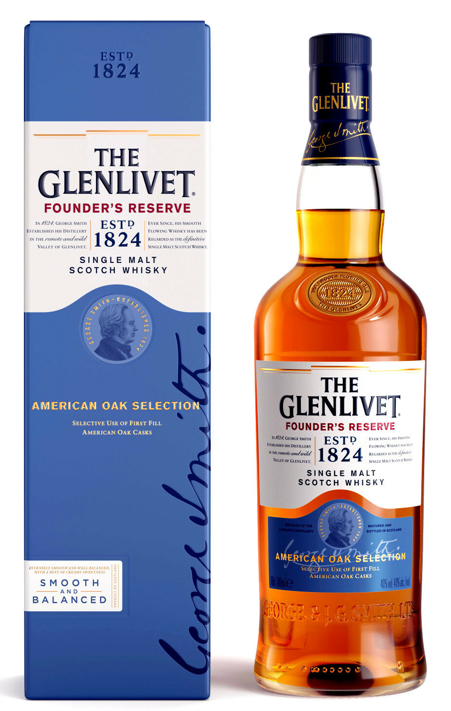 Glenlivet Founder's Reserve Single Malt Whisky 0.7l DRS
